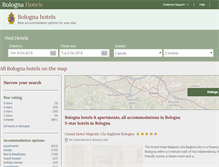 Tablet Screenshot of bolognaitalyhotels.com
